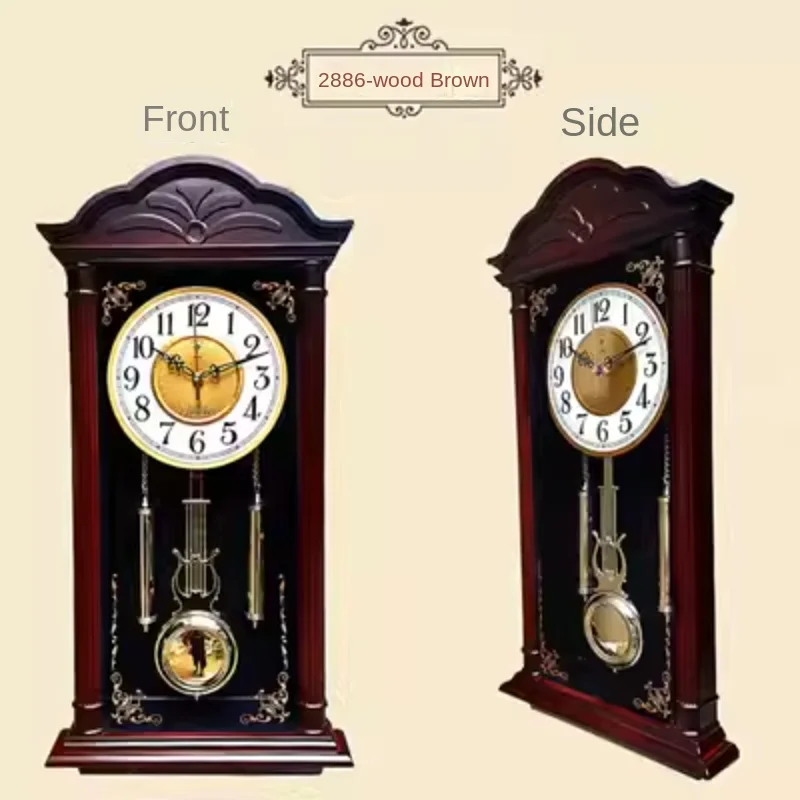 Luxury Watch Europe - Große Pendel Wanduhren Wohnzimmer Luxus Holz