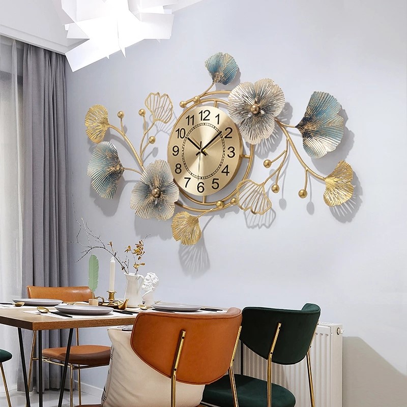Luxury Watch Europe - Große Wanduhr, modernes Design, Metall, Wohnzimmer,