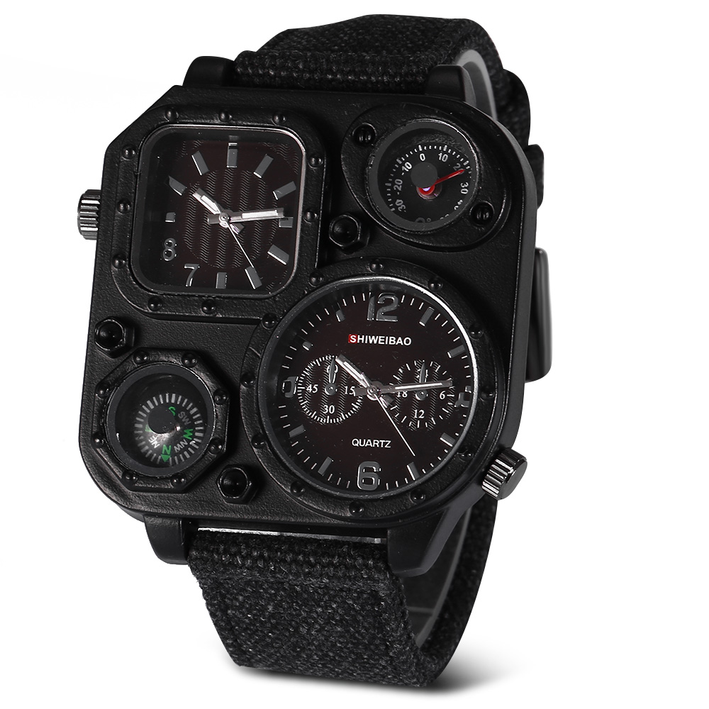 Luxury Watch Manufacturers - Quarz Herrenuhren Top-marke Luxus Leinwand Strap
