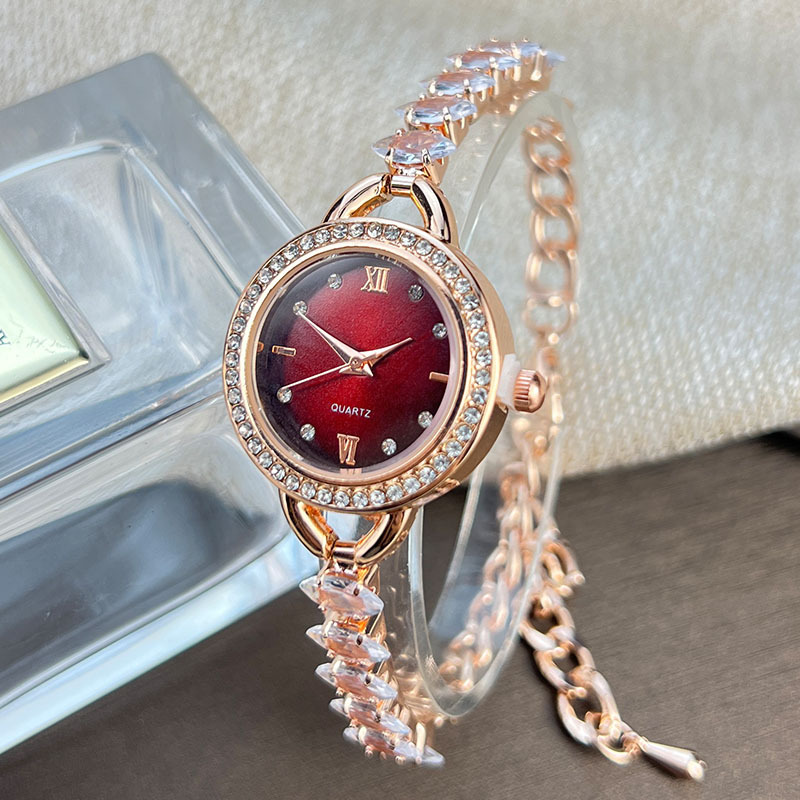 Luxury Watch Diamond - UTHAI CQ383 Modisches Damen-Uhrenarmband mit diamantbesetzter