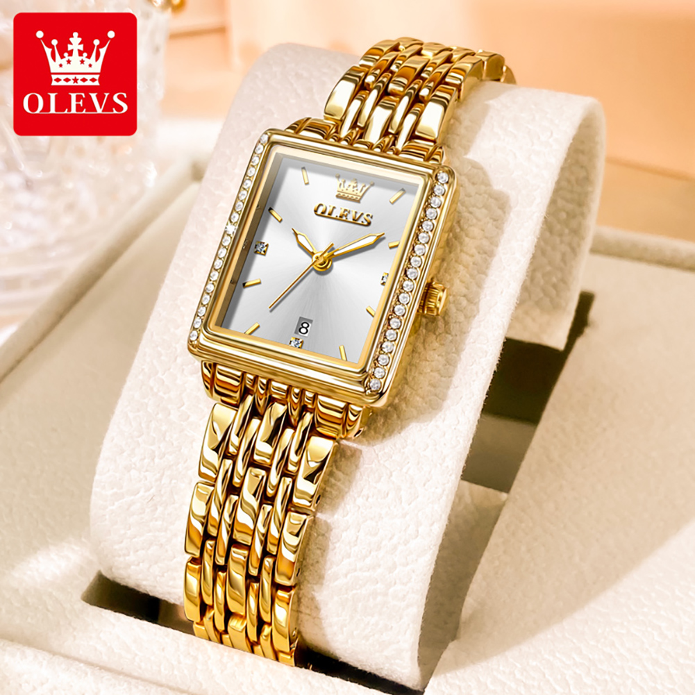 Luxury Watch Female - OLEVS 9995 Datumsuhr für Damen Luxuriöse