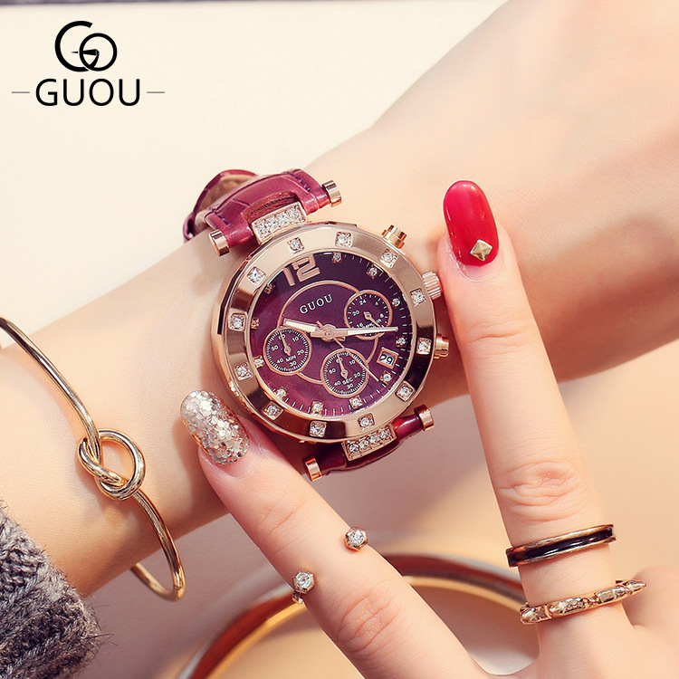 Luxury Watch Top 10 - 2018 Guou Top Marke Mode Luxus