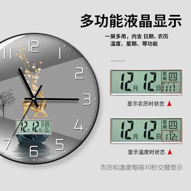 Wanduhr, Wohnzimmer mit Kalend – Luxury Watch Europe Bewertung und Preis