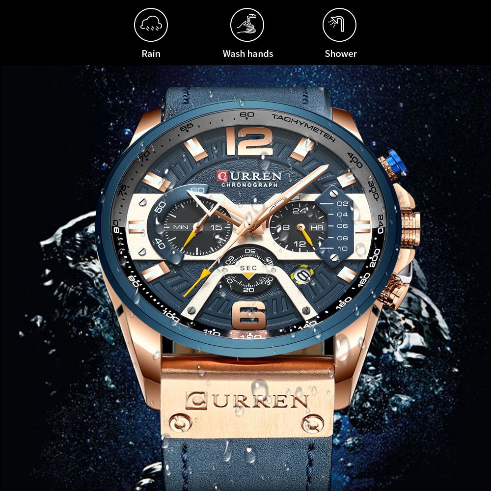 CURREN Marke Neue Mode Datum Q – Luxury Watch Apple Bewertung und Preis