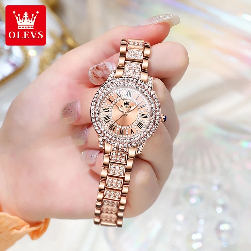 OLEVS 9943, luxuriöse Original – Luxury Watch Diamond Bewertung und Preis