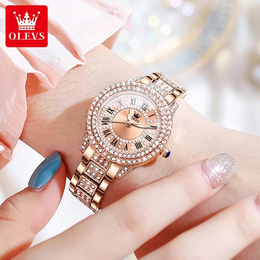 OLEVS 9943, luxuriöse Original – Luxury Watch Diamond Bewertung und Preis