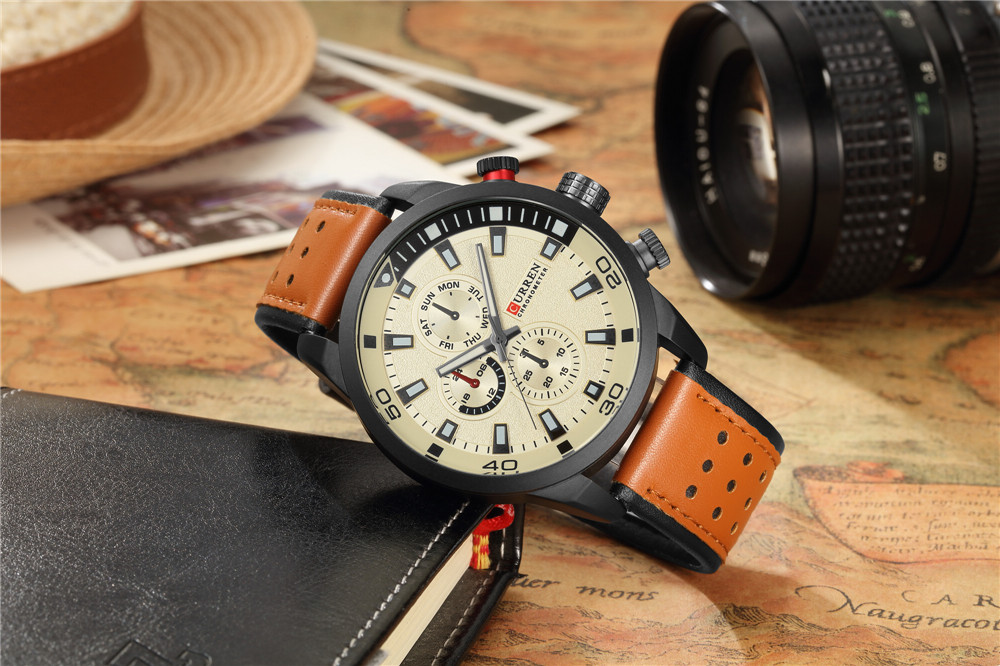 2017 CURREN Stilvolle Uhr Männ – Luxury Watch Manufacturers Bewertung und Preis