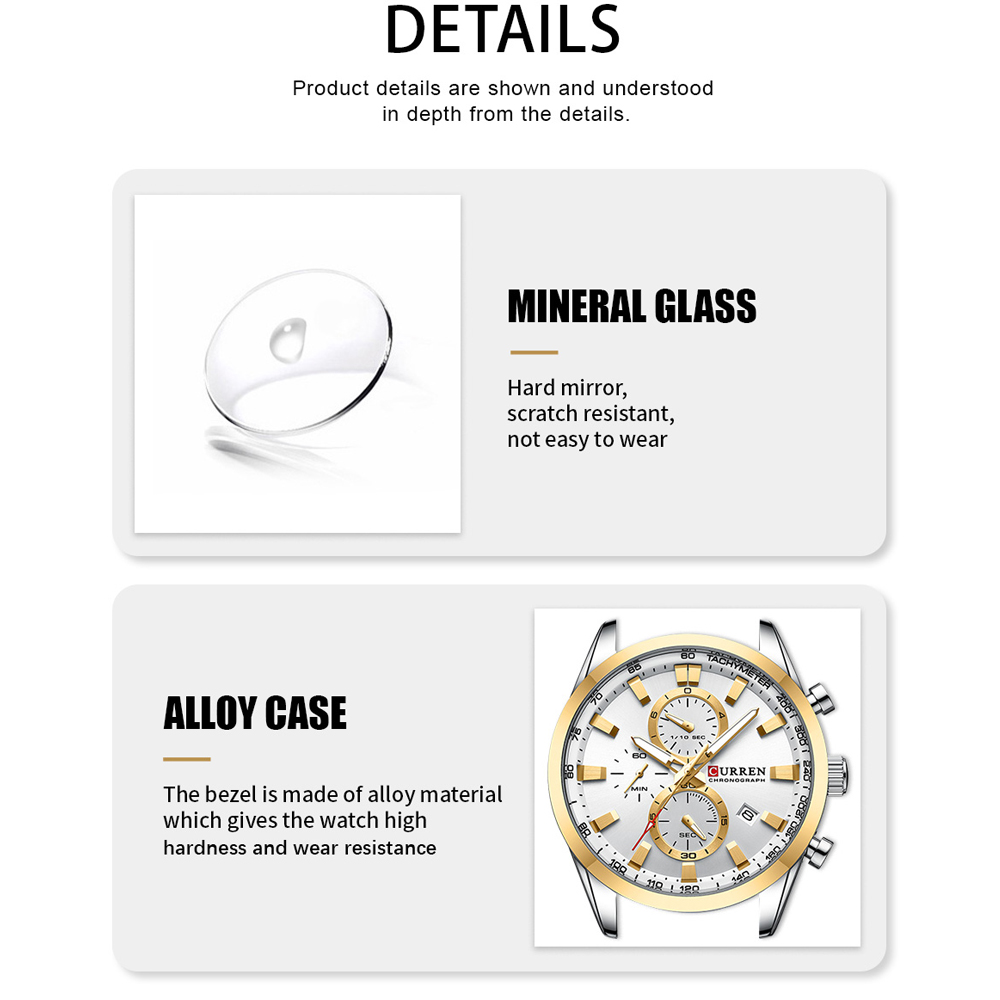 CURREN Luxus Mode Chronograph  – Luxury Watch Apple Bewertung und Preis