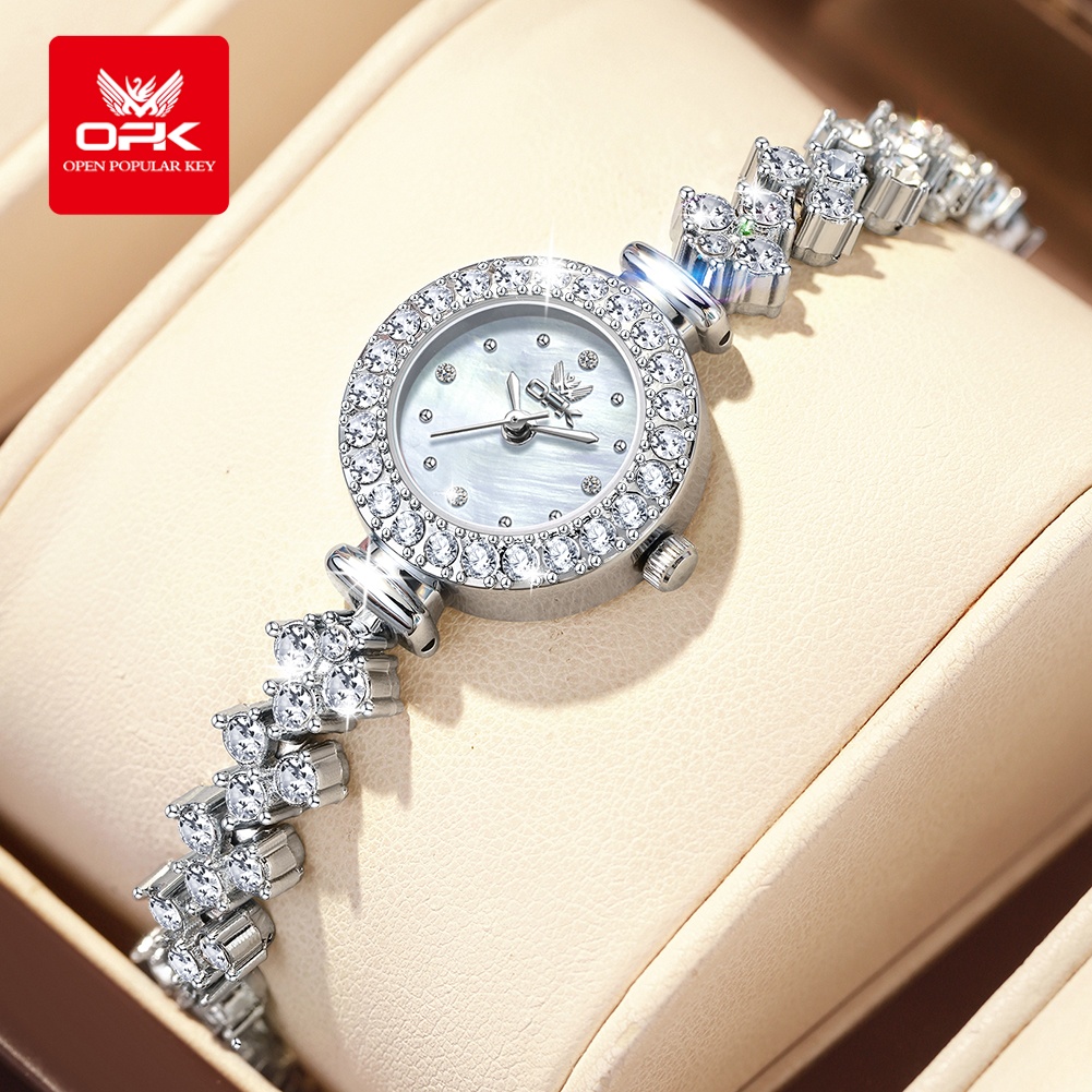 OPK 6057 Volldiamant-Quarzuhre – Luxury Watch Diamond Bewertung und Preis