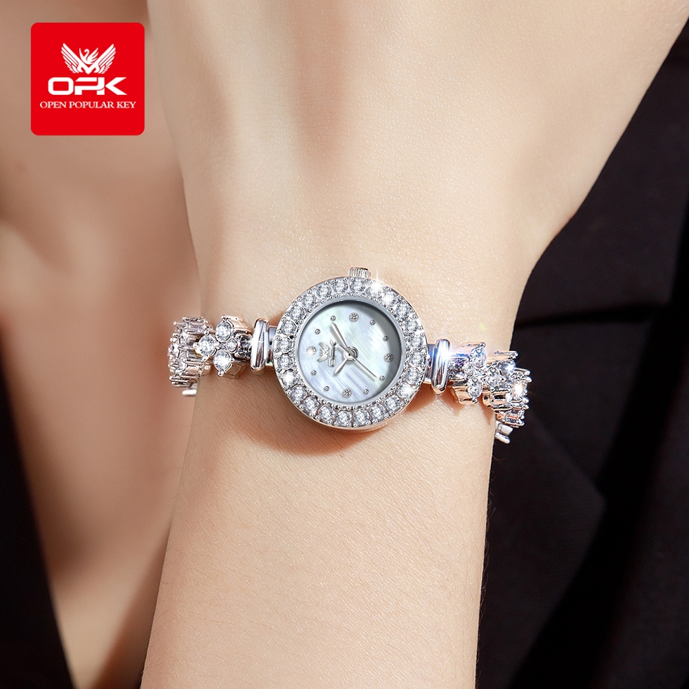 OPK 6057 Volldiamant-Quarzuhre – Luxury Watch Diamond Bewertung und Preis