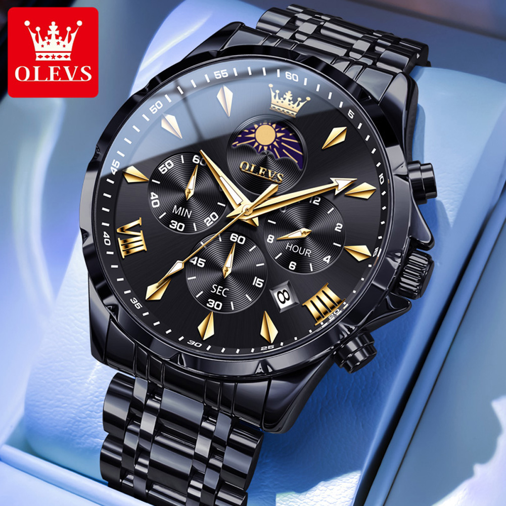 OLEVS 3653 Marken-Mondphasen-K – Luxury Watch Manufacturers Bewertung und Preis