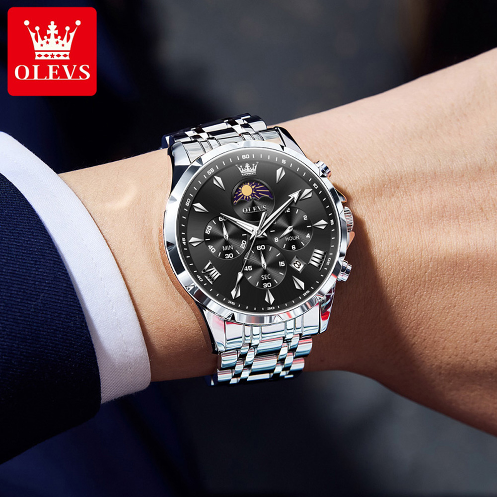 OLEVS 3653 Marken-Mondphasen-K – Luxury Watch Manufacturers Bewertung und Preis