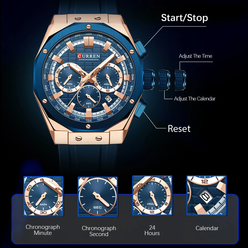 Curren Luxusmarke hochwertige  – Luxury Watch Apple Bewertung und Preis