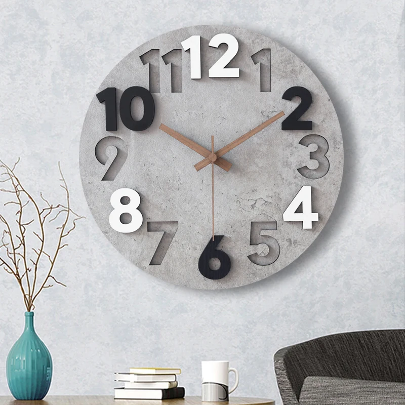 Moderne 3d Wanduhr Holz Uhr Me – Luxury Watch Europe Bewertung und Preis