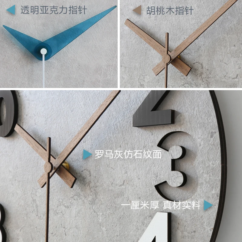 Moderne 3d Wanduhr Holz Uhr Me – Luxury Watch Europe Bewertung und Preis