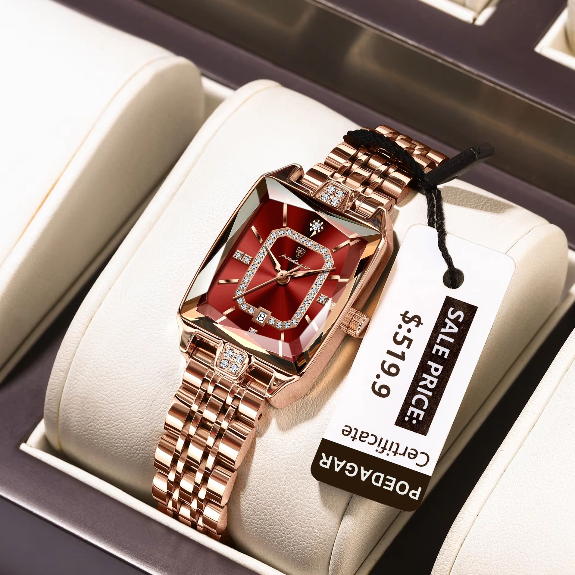 POEDAGAR Mode Elegante Frauen  – Luxury Watch Female Bewertung und Preis