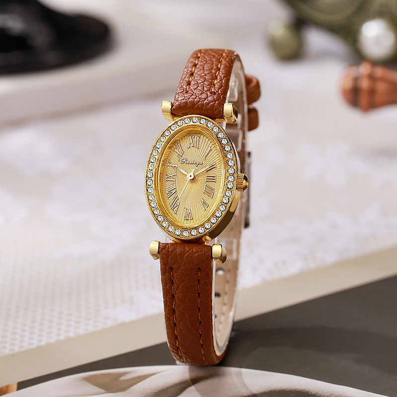 Luxus-Damenuhr, Modische Ovale – Luxury Watch Diamond Bewertung und Preis