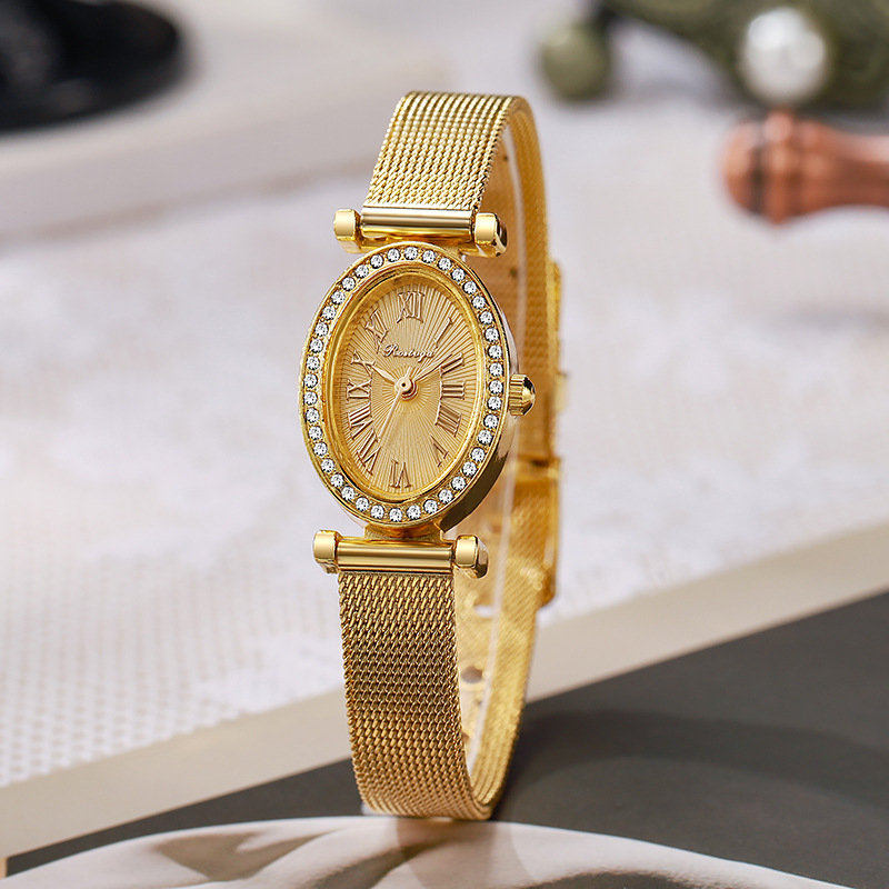 Luxus-Damenuhr, Modische Ovale – Luxury Watch Diamond Bewertung und Preis