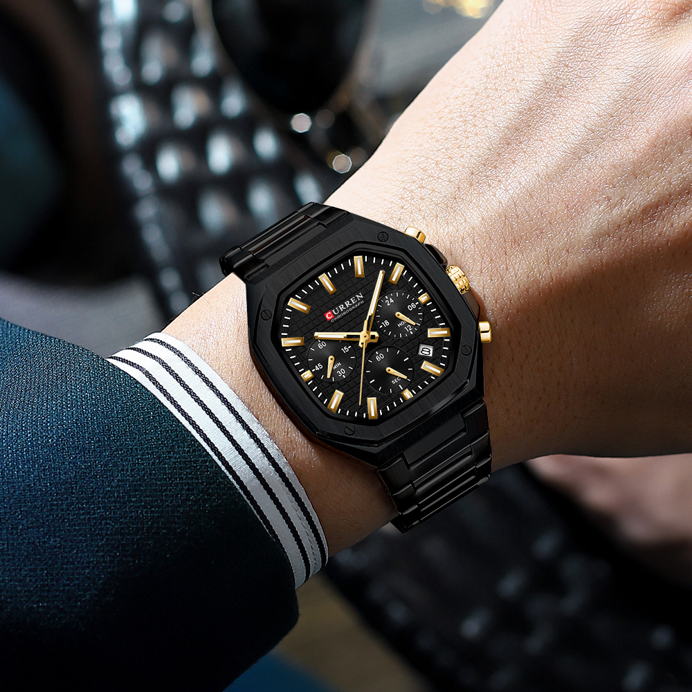 CURREN Luxuriöse quadratische  – Luxury Watch Usa Bewertung und Preis